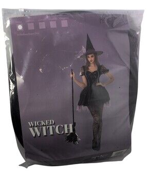 Hauntlook Wicked Witch Halloween Costume Size Small